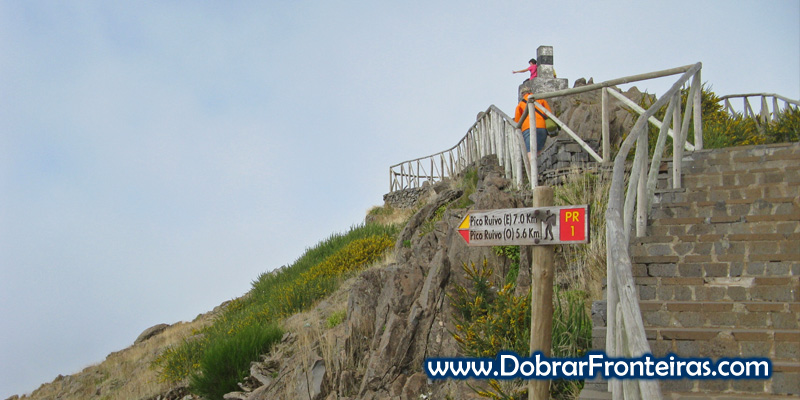 Pico do Areeiro na Ilha da Madeira