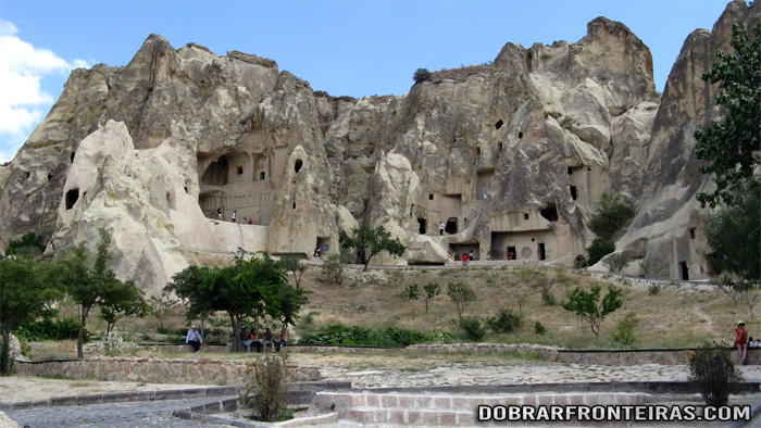 Aspecto geral do museu ao ar livre de Goreme