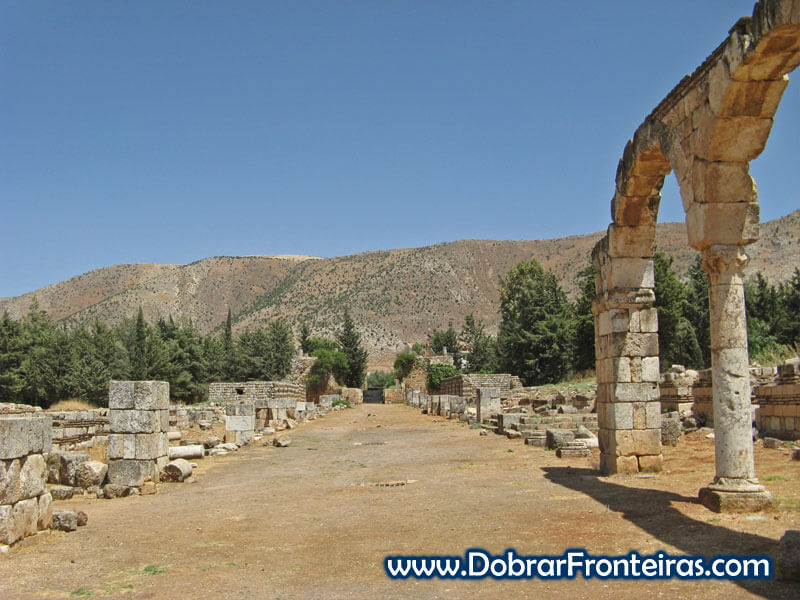 Ruínas de Anjar Líbano