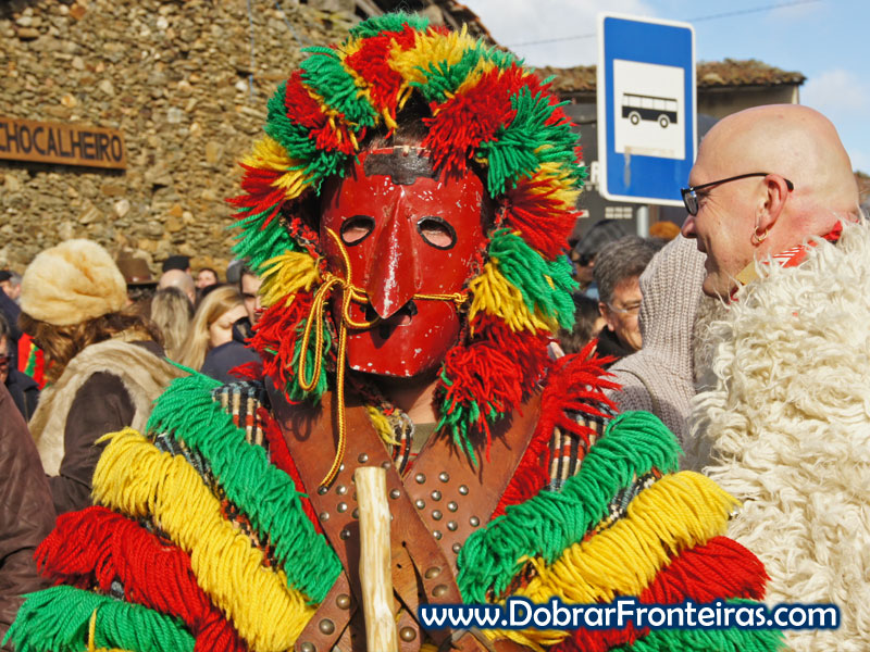Retrato de Careto no Entrudo da aldeia transmontana de Podence