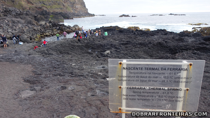 Nascente termal da Ferraria, Açores