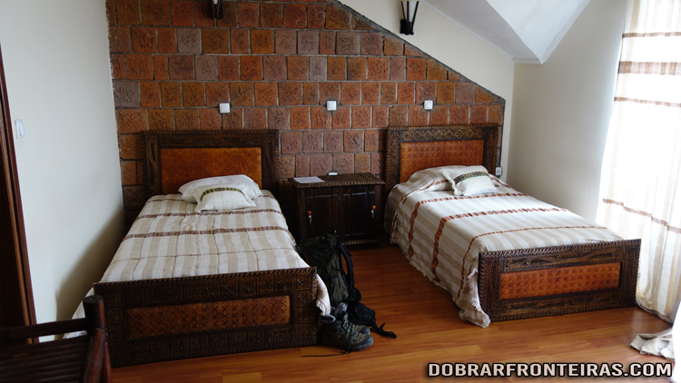 Quarto do Lalibela Lodge, hotel em Lalibela, Etiópia