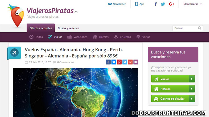 Exemplo de viagem volta ao Mundo por 895€
