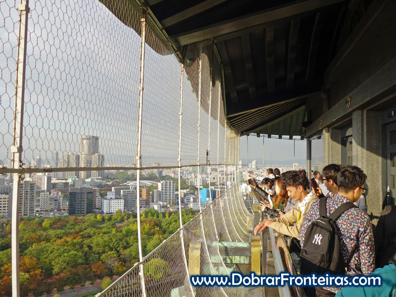 Último piso do castelo de Osaka