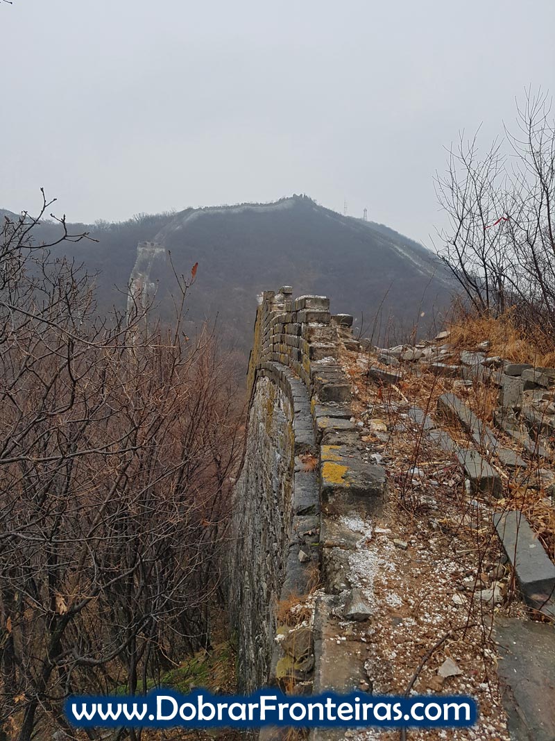 muralha china chifre boi subida